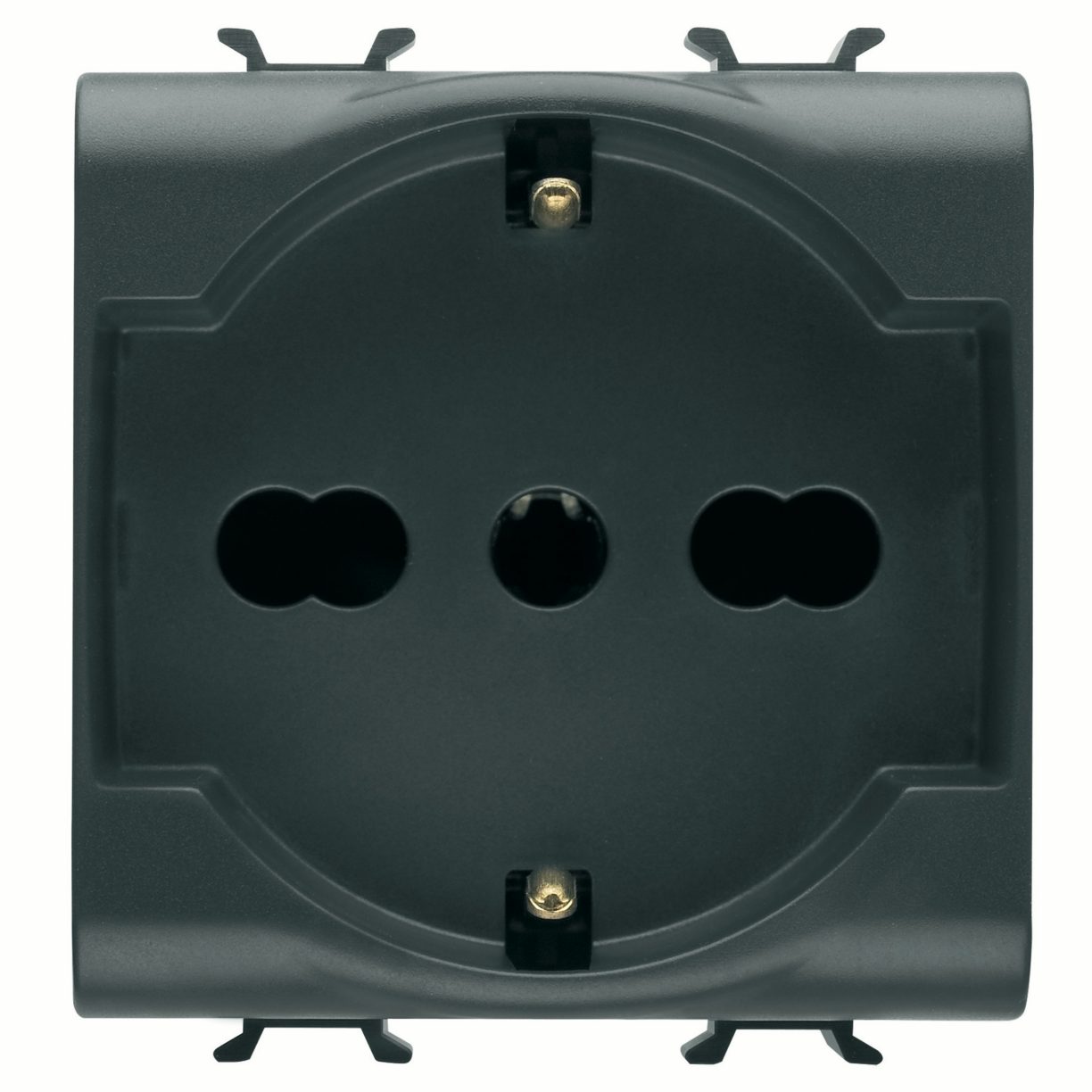 ITALIAN/GERMAN STANDARD SOCKET-OUTLET 250V ac - 2P+E 16A DUAL AMPERAGE ...
