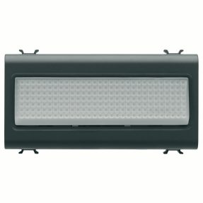 lámpara autónoma de emergencia - 230vca 50/60hz 1h - 4 módulos - negro satinado - chorusmart