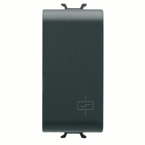 relais de verrouillage 230 vca 50/60 hz - 1p 10ax 250 vca - 1 module - noir satin - chorusmart