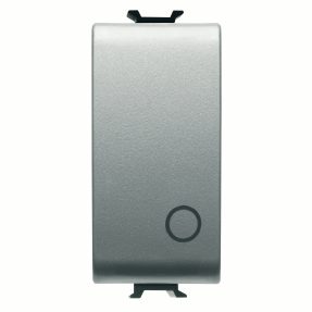 לחצן ‎2p ‏v ac250 - no ‎16a - רגיל - סמל 0 - 1‏‎‏‎ מודול - טיטניום - chorusmart