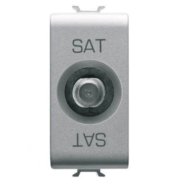 Coaxial TV-SAT sockets (5-2400 MHz) class A shielding - female F connector