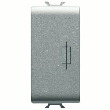  PORTAFUSIBLE - 250 Vca 16A - 1 MÓDULO - TITANIO - CHORUSMART
