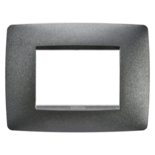 PLACA ONE - EN TECNOPOLÍMERO BARNIZADO - 3 MÓDULOS - GRIS PIZARRA - CHORUS