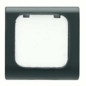 tasto intercambiabile - 22x22mm - con etichetta - nero satinato - chorusmart