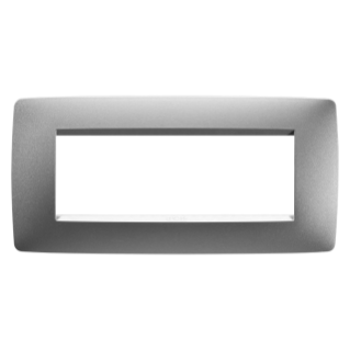 PLACA ONE - EN TECNOPOLÍMERO BARNIZADO - 6 MÓDULOS - TITANIO - CHORUS