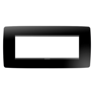 PLACA ONE - EN TECNOPOLÍMERO - 6 MÓDULOS - NEGRO TÓNER - CHORUS