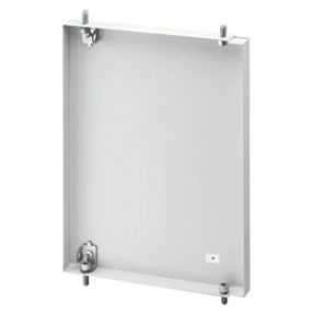 hinged enclosure door in metal for boards 585x800 - grey ral 7035