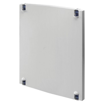 Kumanda, uyarı ve ölçüm cihazları için menteşeli polyester kutu kapıları - Gri RAL 7035