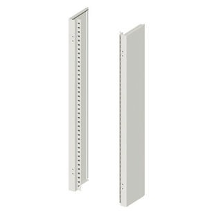 Pair of side plates for wall-mounting distribution boards in painted sheet steel Pair of side plates for wall-mounting distribution boards in painted sheet steel