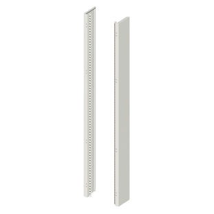 Pair of side plates for floor-mounting distribution boards in painted sheet steel Pair of side plates for floor-mounting distribution boards in painted sheet steel