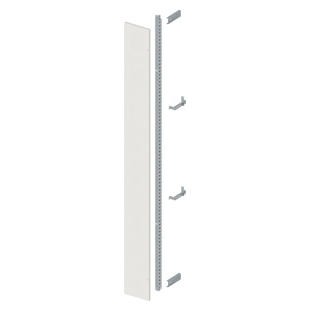 Internal cable compartment kit for modular distribution boards, complete with hinged cover Internal cable compartment kit for modular distribution boards, complete with hinged cover