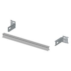 DIN rails for modular devices (90 range) and MCCBs up to 250 A (MTX/M 160c, MTX/E 160, MTX/M 250 range) Complete with brackets for assembly DIN rails for modular devices (90 range) and MCCBs up to 250 A (MTX/M 160c, MTX/E 160, MTX/M 250 range) Complete with brackets for assembly