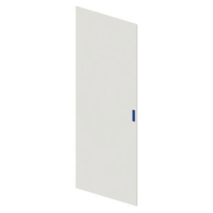 Blank doors in painted sheet metal, fitted with handle and rod-mechanism lock Blank doors in painted sheet metal, fitted with handle and rod-mechanism lock