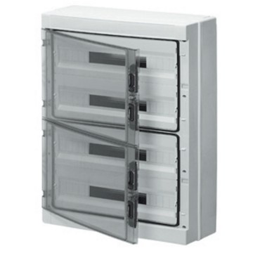 Enclosures and distribution boards fitted with bipolar 125 A terminal blocks