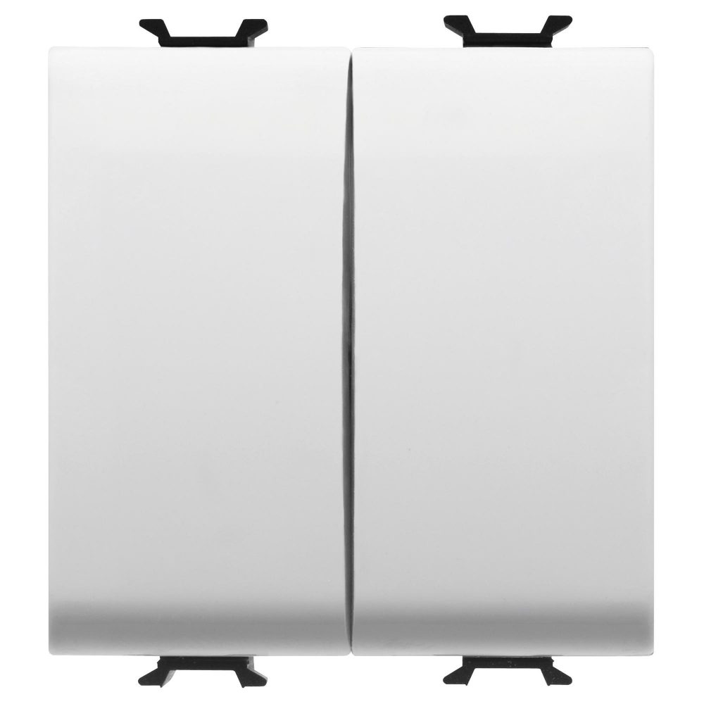 TWIN TWOWAY SWITCH 250V ac QUICK WIRING TERMINALS 1P 16AX