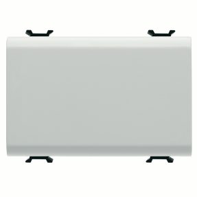 zaslepovací modul – 3 moduly – lesklá bílá – chorusmart