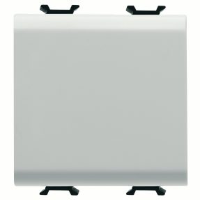 zaslepovací modul – 2 moduly – lesklá bílá – chorusmart