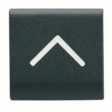  TECLA INTERCAMBIABLE - 22X22mm - FLECHA VERTICAL - NEGRO SATINADO - CHORUSMART