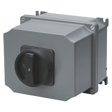 Interruptores rotativos de superficie ATEX, para mando, con maneta negra - IP65 Interruptores rotativos de superficie ATEX, para mando, con maneta negra - IP65