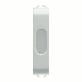 single indicator lamp - opal - 1/2 module - satin white - chorusmart