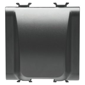 sortie de câble - 2 modules - noir satin - chorusmart