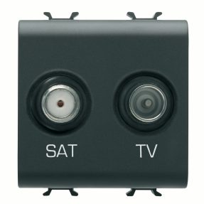 PRIZĂ TV-SAT - DIRECTĂ - 2 MODULE - NEGRU SATINAT - CHORUSMART