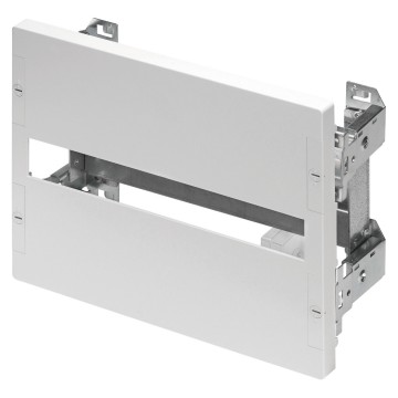 Juego de caja moldeada y seccionadores - fijación con montantes Paneles con altura de 2 módulos - Gris RAL 7035