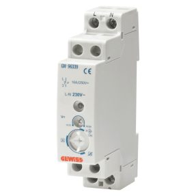 relais bio-interrupteur avec fonction auto-initiation - 16a 230vca - 1 module