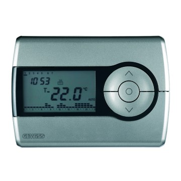 Thermostat programmable en saillie - programmation journalière / hebdomadaire - alimentation à piles Thermostat programmable en saillie - programmation journalière / hebdomadaire - alimentation à piles