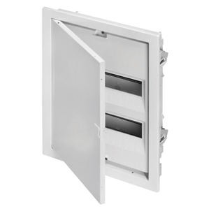 Centralini per pareti in cartongesso equipaggiati con morsettiere bipolari - Bianco RAL 9003 Centralini per pareti in cartongesso equipaggiati con morsettiere bipolari - Bianco RAL 9003