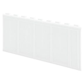 PLASTIC MODULES COVER PROFILE - 4,5 MODULES - WHITE RAL9016