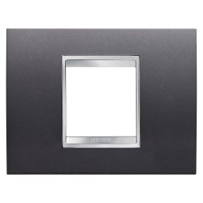 placă lux - in tehnopolimer vopsit - 2 module - ardezie - chorusmart