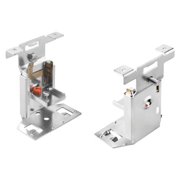 Kit de suportes de montagem rápida Fast &amp;amp; Easy com corrediça de suporte reguláveis para calhas DIN