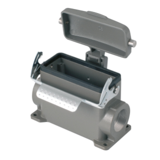 SURFACE MOUNTING HOUSING - 104X62 - SINGLE LEVER - WITH COVER - PG29X2 - 500V - METAL