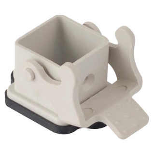 BULKHEAD MOUNTING HOUSING - 21X21 - SINGLE LEVER - TOP ENTRY - 250V - IN INSULATED MATERIAL - GREY