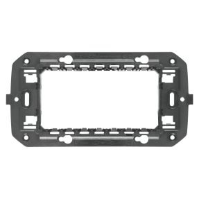 franse standaard steun - 4 module met schroeven - horizontale hartafstand 57mm - chorusmart