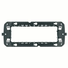 franse standaard steun - 6 module met schroeven - horizontale hartafstand 2 x 57mm - chorusmart