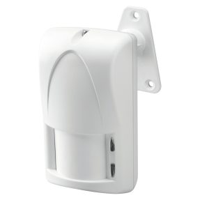 rivelatore volumetrico di presenza a raggi infrarossi - orientabile - raggio azione 15m - antintrusione a radiofrequenza - bianco