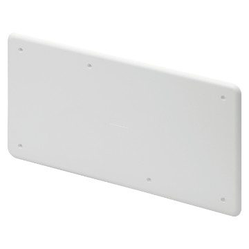 COPERCHIO BASSO ANTIURTO AD ALTA RESISTENZA - PER CASSETTE PT/PT DIN E PT  DIN GREEN WALL - 294X152 - IP40 - BIANCO RAL9016