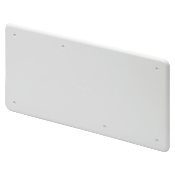 High-resistance shockproof plain covers for PT DIN and PT DIN GREEN WALL boxes White RAL 9016 - IP40 High-resistance shockproof plain covers for PT DIN and PT DIN GREEN WALL boxes White RAL 9016 - IP40