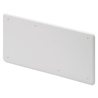 TAPA BAJA ANTICHOQUE DE ALTA RESISTENCIA - PARA CAJAS PT/PT DIN Y PT DIN GREEN WALL - 392X152 - IP40 - BLANCO RAL9016