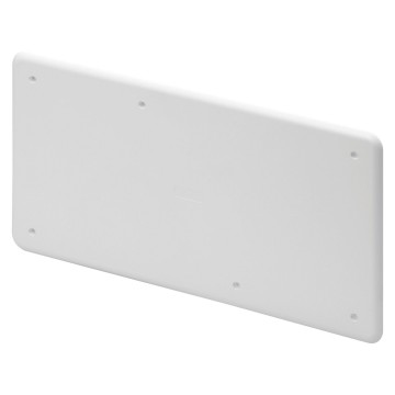 Tapas bajas antichoque de alta resistencia para cajas PT / PT DIN y PT DIN GREEN WALL Blanco RAL 9016 - IP40