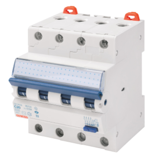 COMPACT RESIDUAL CURRENT CIRCUIT BREAKER WITH OVERCURRENT PROTECTION - MDC 45 - 4P CURVE C 20A TYPE AC Idn=0,3A - 4 MODULES