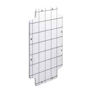 MONTAGEPLATTEN MIT SELBSTSCHNEIDENDEN BEFESTIGUNGSSCHRAUBEN - FÜR VERTEILER 380X300 - AUS ISOLIERSTOFF
