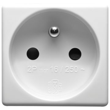 French standard socket-outlet with safety shutters - 250 V ~