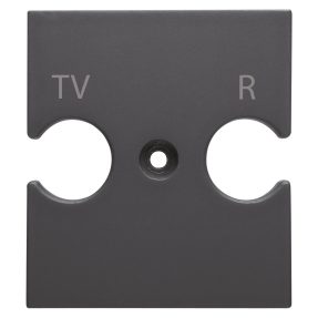 SUPORT UNIVERSAL - PRIZĂ COMBINATĂ TV-R - NEGRU SATINAT - CHORUSMART