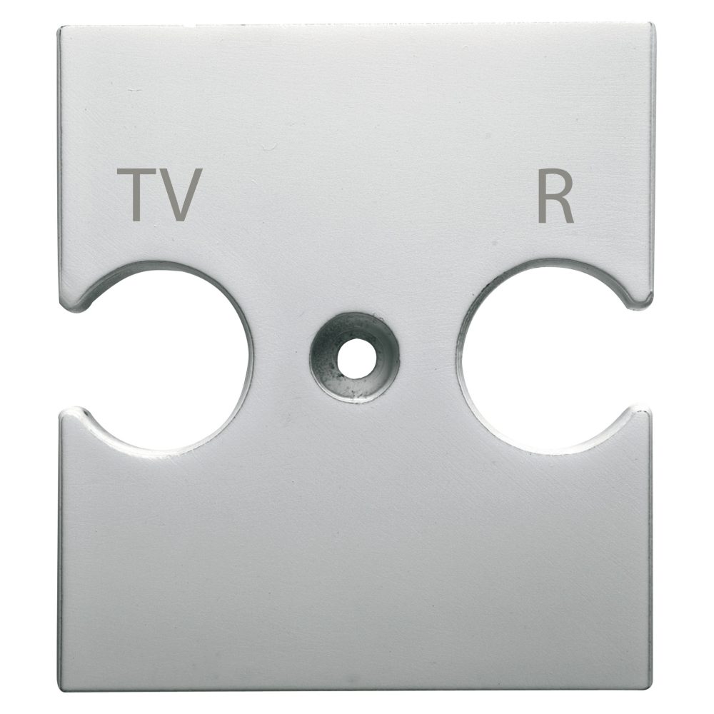  SUPPORT UNIVERSEL - PRISE TV-R COMBINÉE - TITANE - CHORUSMART