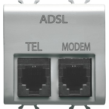 Base doble con filtro ADSL Base doble con filtro ADSL