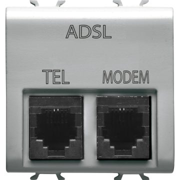 Doppeldose mit ADSL-Filter Doppeldose mit ADSL-Filter