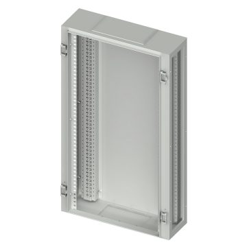 Monobloc side-by-side wall-mounting structures in painted sheet steel Colour grey RAL 7035 - Complete with functional frames, cable gland plates Monobloc side-by-side wall-mounting structures in painted sheet steel Colour grey RAL 7035 - Complete with functional frames, cable gland plates